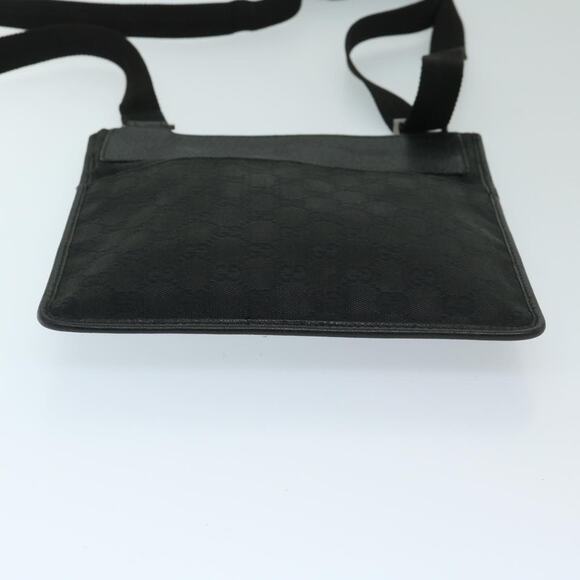 GUCCI GG Canvas Shoulder Bag Black - Picture 9 of 13